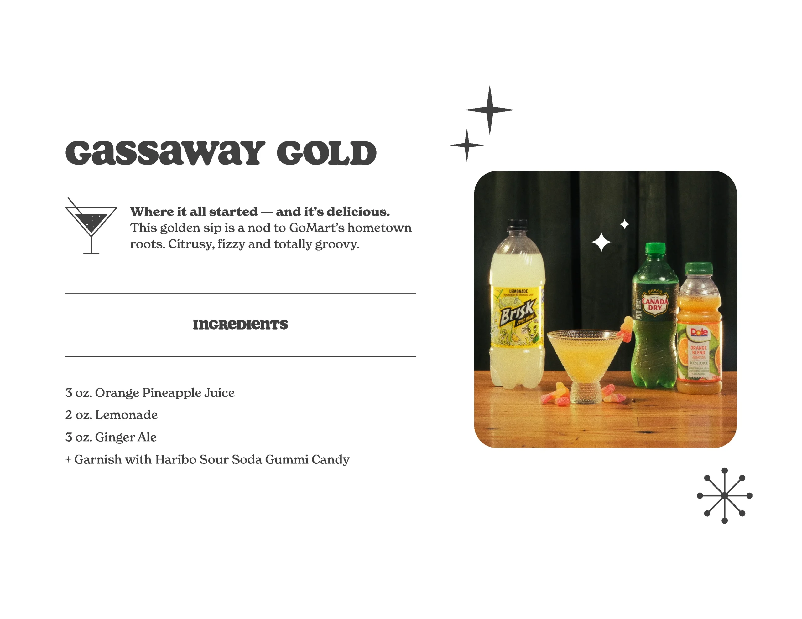 GoMart's Groovy Gulps recipes