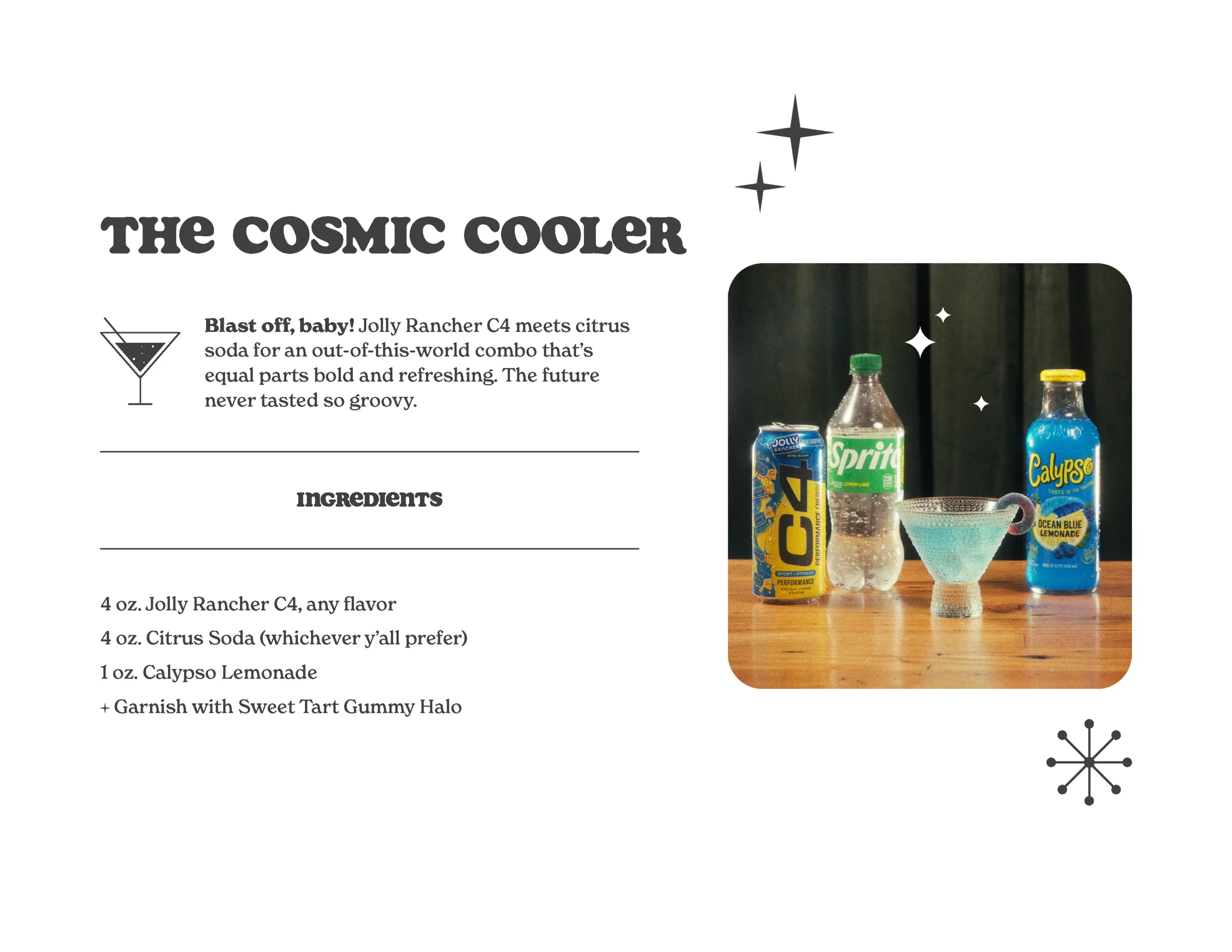 GoMart's Groovy Gulps recipes